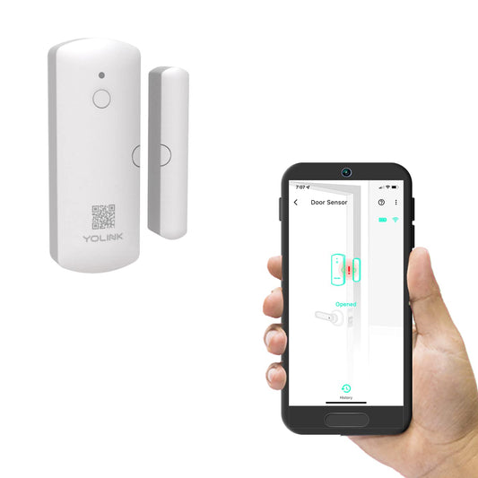 YoLink LoRa Smart Door & Window Sensor: Up to 1/4 Mile Open-Air Range, Door Left-Open Reminders, up to 5 Year Battery Life, Alexa, IFTTT, Home