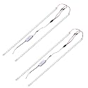 jimwhen 2Pack 4FT Magnetic LED Troffer Retrofit Kit, 2x4 FT, 36W, 5000K Daylight White, Super Bright 5400LM, 0-10V Dimmable, T8 T10 T12 Fluorescent