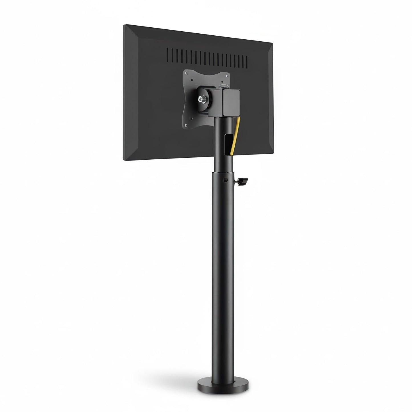 Mount-It! POS Monitor Mount for Retail Checkout & Reception Counters - Extra Tall Height Adjustable Pole with Secure Bolt-Down Base, VESA 75x75