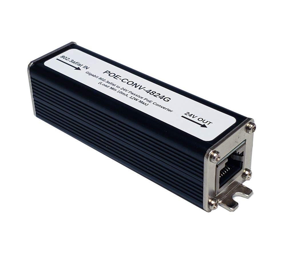 Tycon Systems 802.3af/at/bt to 24V Passive PoE Converter (POE-CONV-4824G)