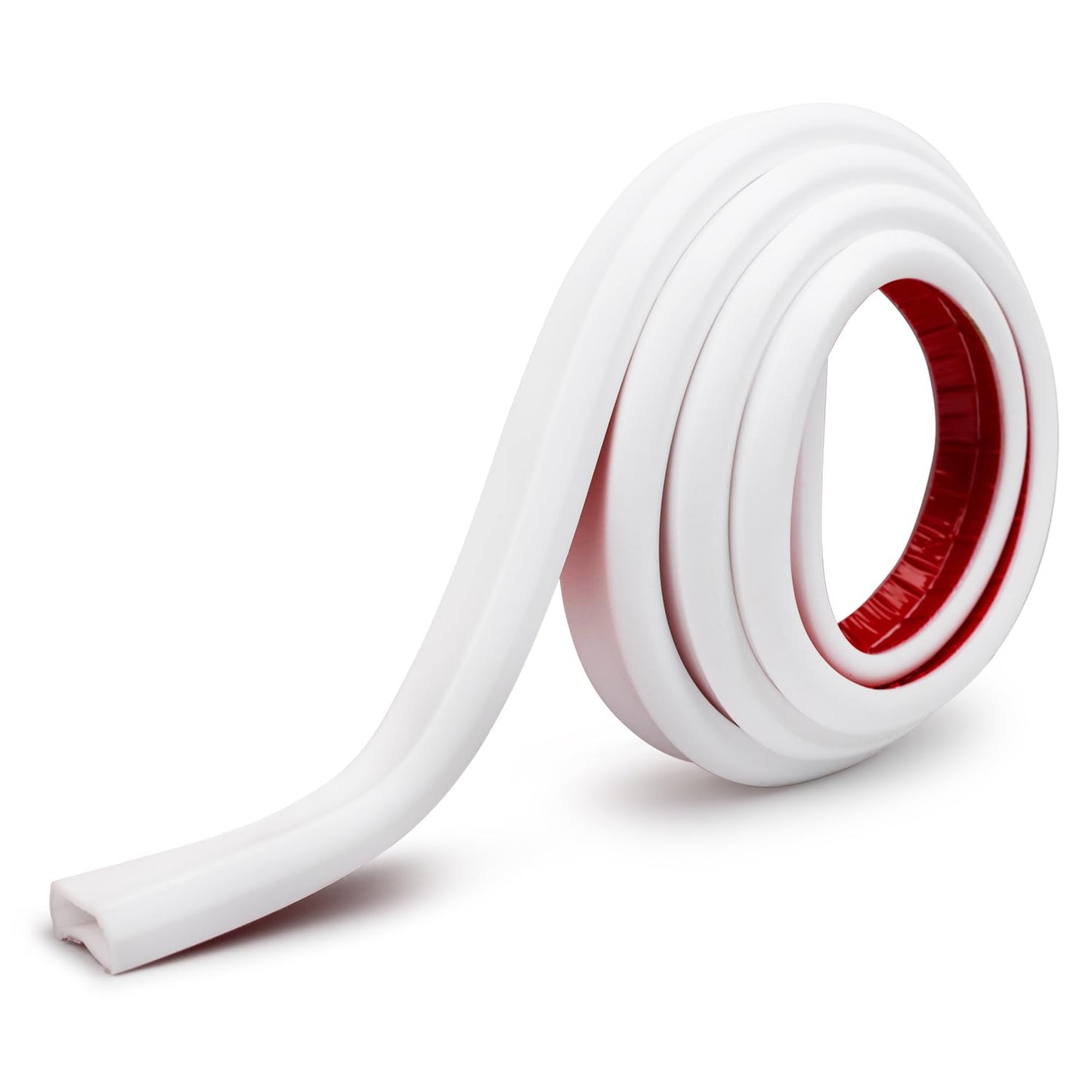 TV Cord Hider - Flexible Wall Cord Cover Low Profile Silicone Cable Raceway Self Adhesive Cut to Size Design for Hiding Wires on Wall Clean Home Setup
