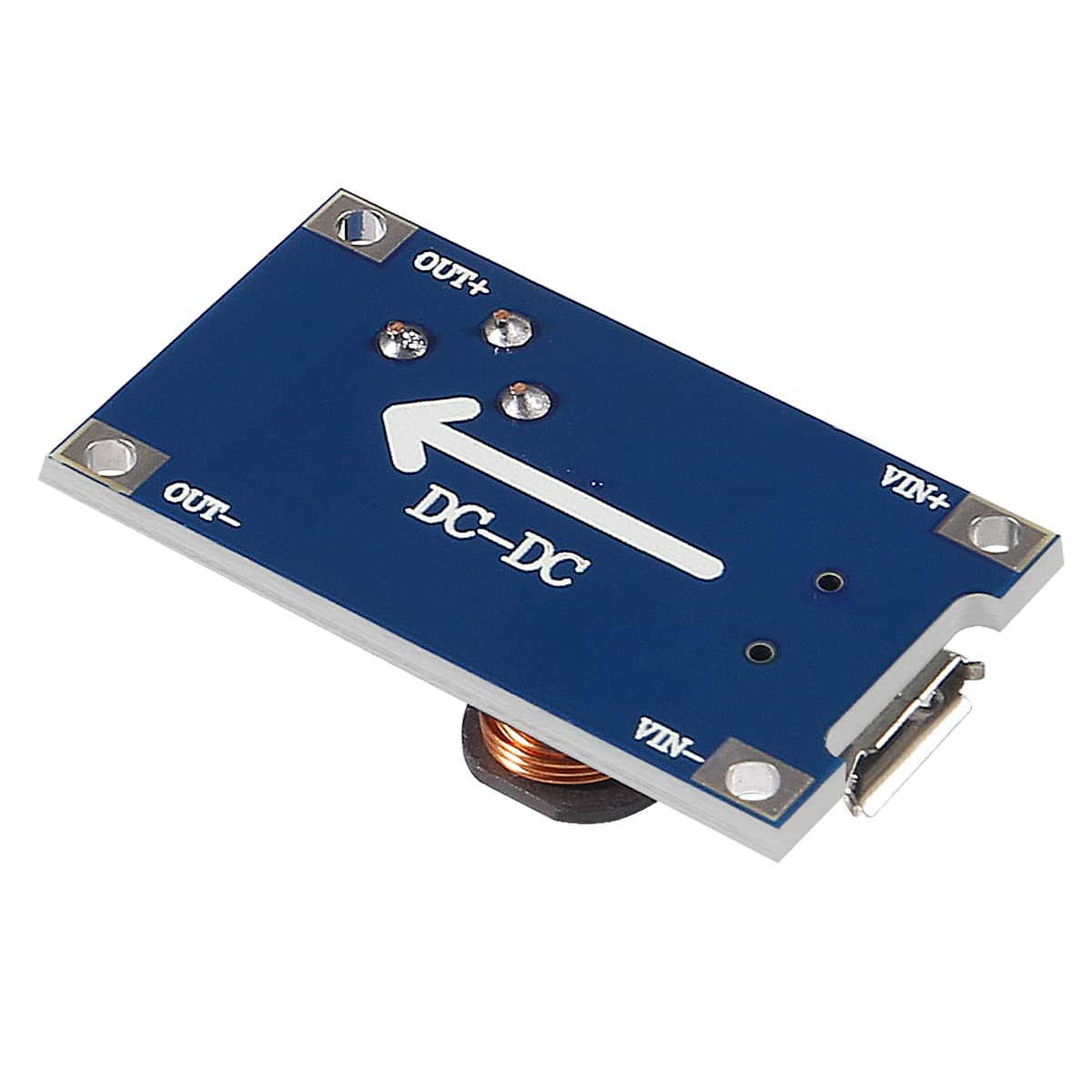 QCCAN 12Pcs MT3608 DC-DC Step Up Converter Adjustable Power Supply Booster Module Voltage Regulator MAX Output 28V 2A (MT3608 with USB)