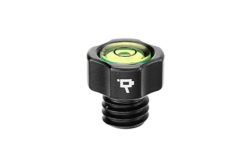 Wooden Camera Bubble Level for Leveling Equipment, with Anti-Twist Locating Pin, and 3/8"-16 Mounting Screw for Attaching to Camera, Cage, Tripod or