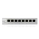 Zyxel 8-Port Gigabit Easy Web Managed Plus Switch, Sturdy Metal, QoS, WebGUI, Jubmo Frames, VLANs, DHCP Client, IGMP Snooping, Link Aggregation
