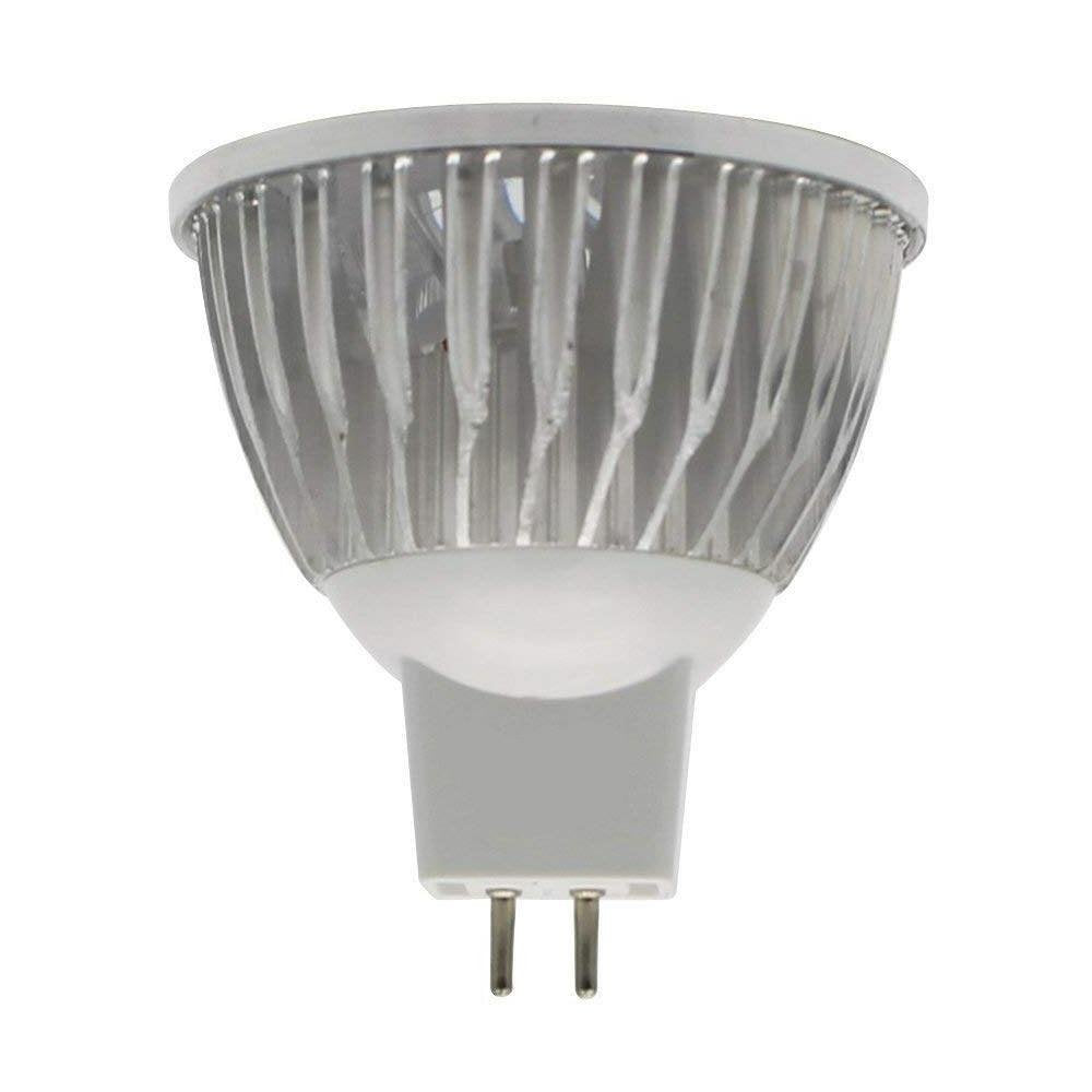 MR16 LED Bulbs 3W Cool White GU5.3 12V Spotlight for Landscape Recessed Track Lighting, 20W Halogen Equivalent, Pack of 10