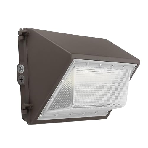 kadision LED Wall Pack with Dusk-to-Dawn Photocell, 60W 7800lm 5000K 100-277V IP65 Waterproof Outdoor Wall Light Fixture, 150-200W HPS/MH Replacement