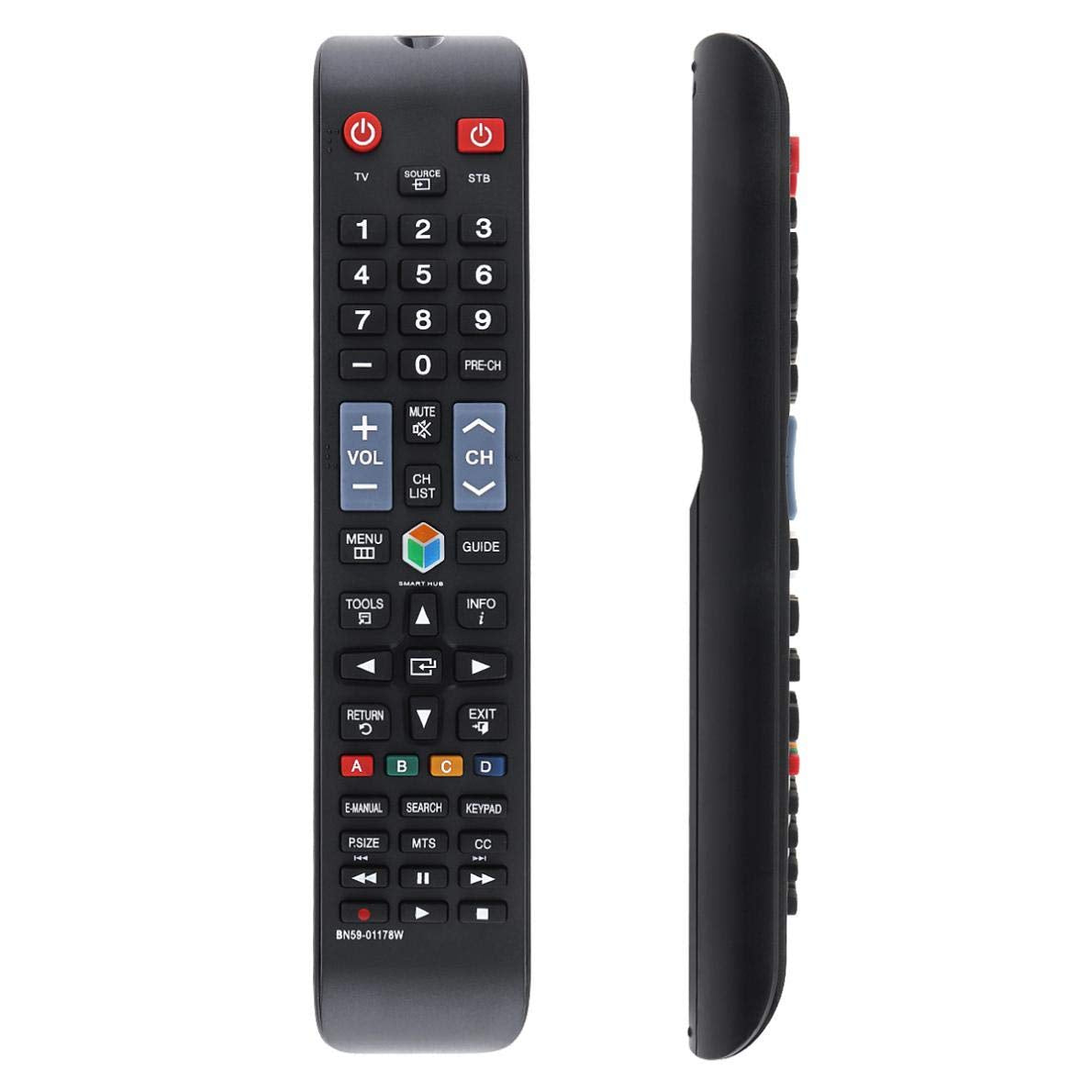 Universal Remote Control for Samsung Smart LCD TV UN55JU7500F UN65JU7100 UN65JU7500F UN65JS9000 LN46B750U1FXZA LN52B750U1FXZA UN55F6350AF UN65H7150