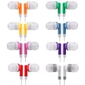 CN-Outlet Kids Bulk Earbud Headphones 50 Pack Multi Colored, Individually Bagged, Wholesale Disposable Earphones Perfect for School Classroom