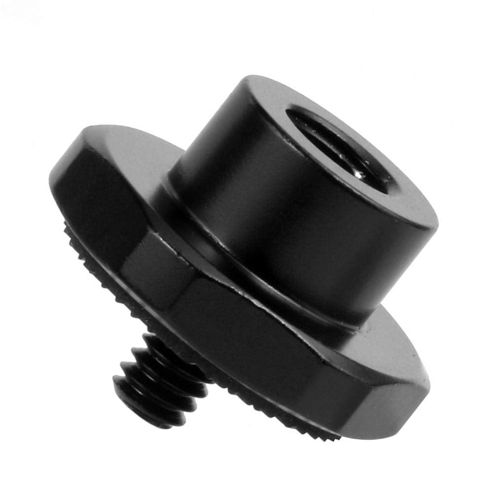 BGNing Aluminum Universal Hex 1/4" inch Female Thread to 3/8" Male Mount Screw Adapter Compatible for SLR DSLR Camera Flash Gimbal Tripod (1 4 Female