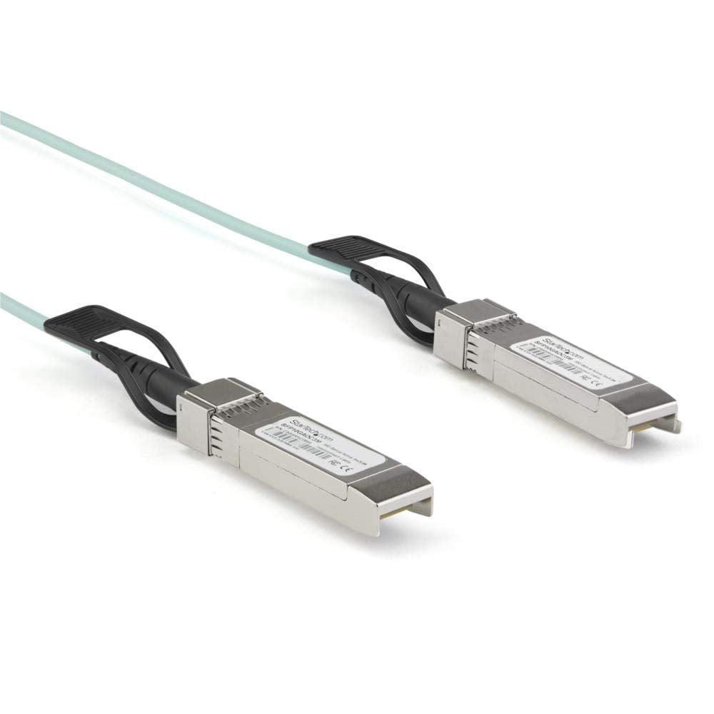 StarTech.com Dell EMC AOC-SFP-10G-2M Compatible 2m/6.5ft 10G SFP+ to SFP+ AOC Cable - 10GbE SFP+ Active Optical Fiber - 10Gbps SFP Plus/Mini