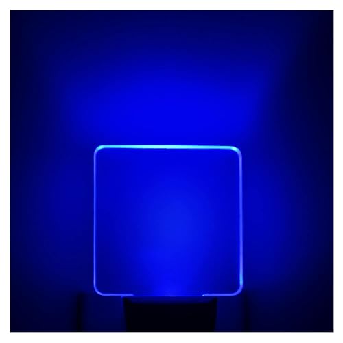 U4GLORY Blue Led Night Light Plug in - 4 Pack Dusk to Dawn Blue Night Light Auto ON Off 0.5W Suitable for Bathroom Hallway Nursery Bedroom Stairs