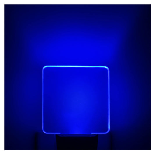 U4GLORY Blue Led Night Light Plug in - 4 Pack Dusk to Dawn Blue Night Light Auto ON Off 0.5W Suitable for Bathroom Hallway Nursery Bedroom Stairs