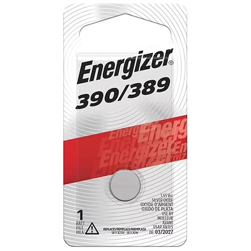 Energizer 389BPZ Zero Mercury Battery, 1 Count (Pack of 1)
