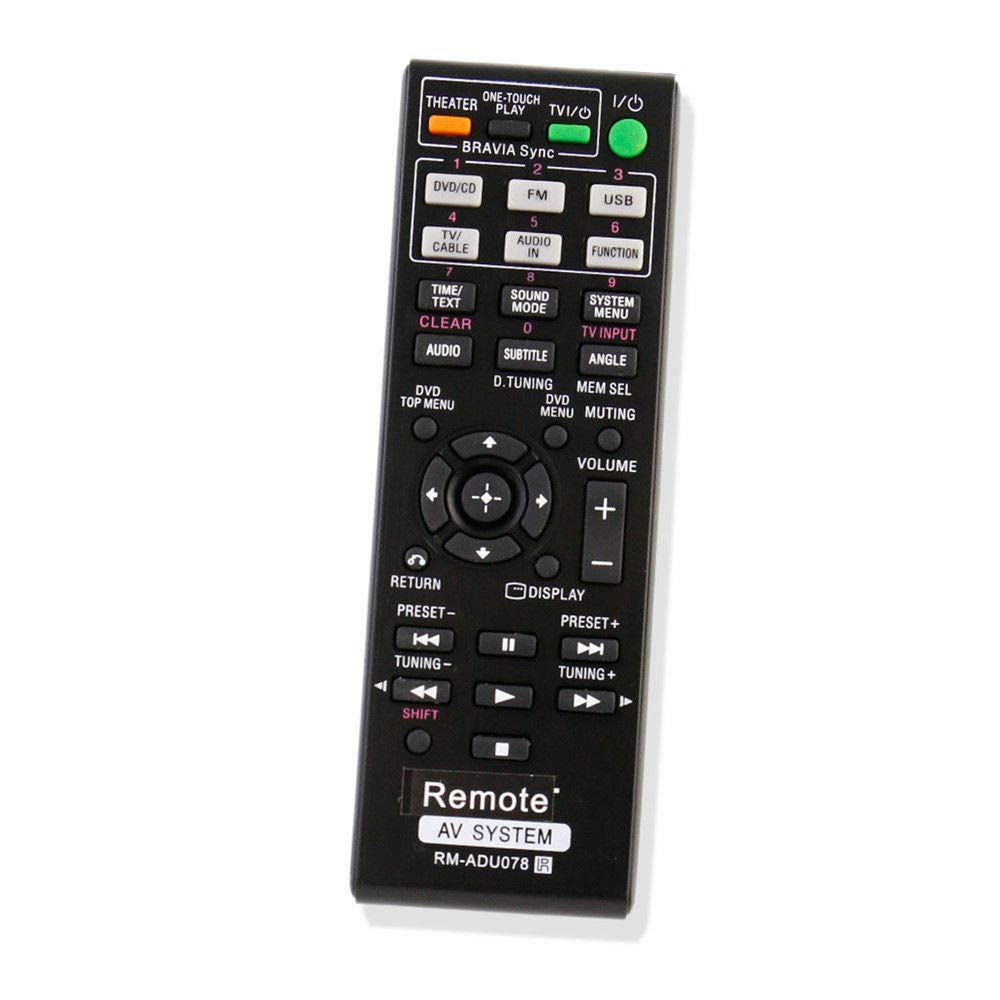 New - RM-ADU078 AV Remote Control for Sony Home Theater DAV-TZ710 HBD-DZ170