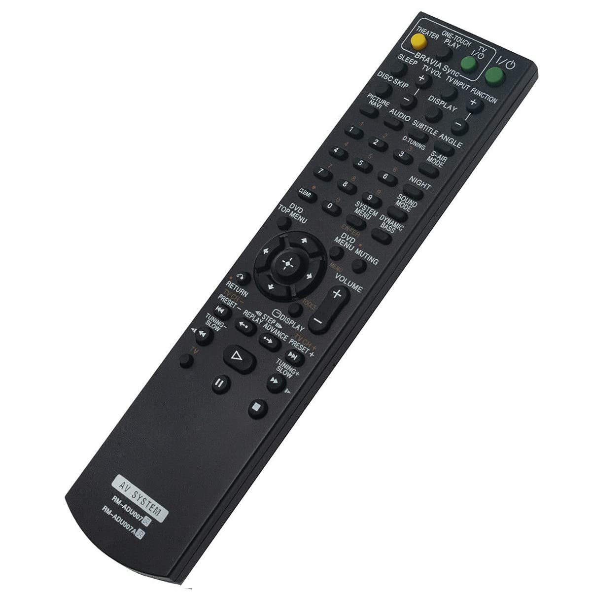 ALLIMITY RM-ADU007 SUB RM-ADU007A Replaced Remote Control Fit for Sony Home Theater AV System 1-480-570-21 DAV-HDX274 DAV-HDX277WC DAV-HDX285