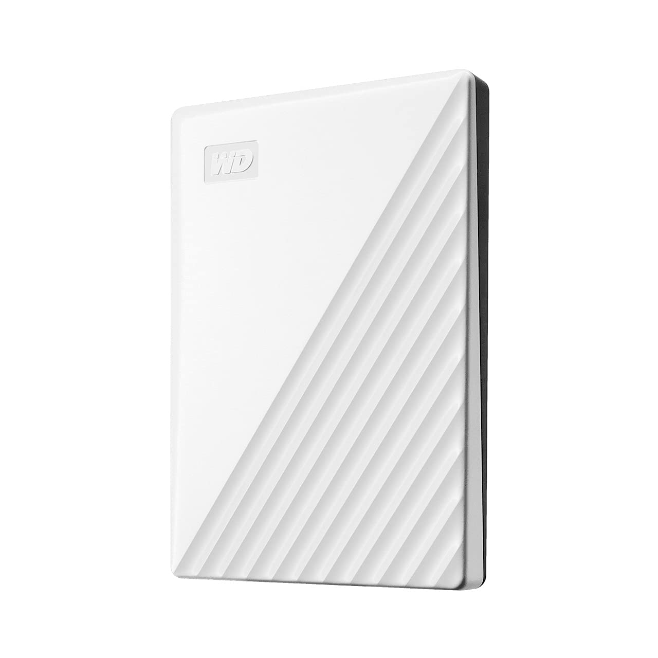 WD Portable Hard Drive, 2TB USB3.0, White, My Passport Encryption, Password Protection, External Hard Disk / WDBYVG0020BWT-WESN