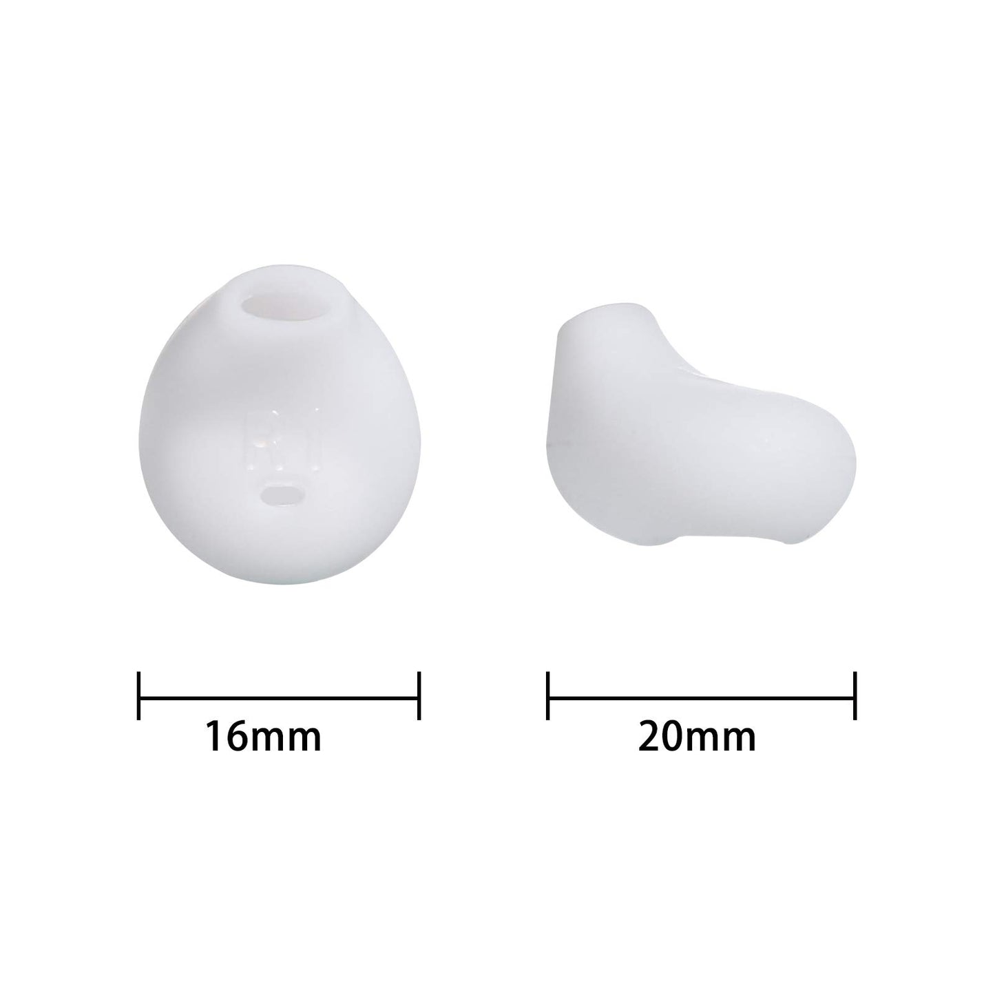 20 Pieces Silicon Replacement Earbuds Tips Cover Ear Gels Buds for Samsung Galaxy Note 5te 7/S7/S6/S6 Edge Earbuds
