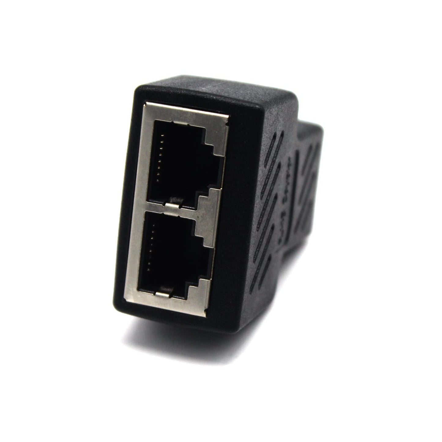 MOTONG RJ45 Splitter Adapter 1 to 2 Dual Female Port CAT 5/CAT 6 LAN Ethernet Socket Splitter Connector Adapter