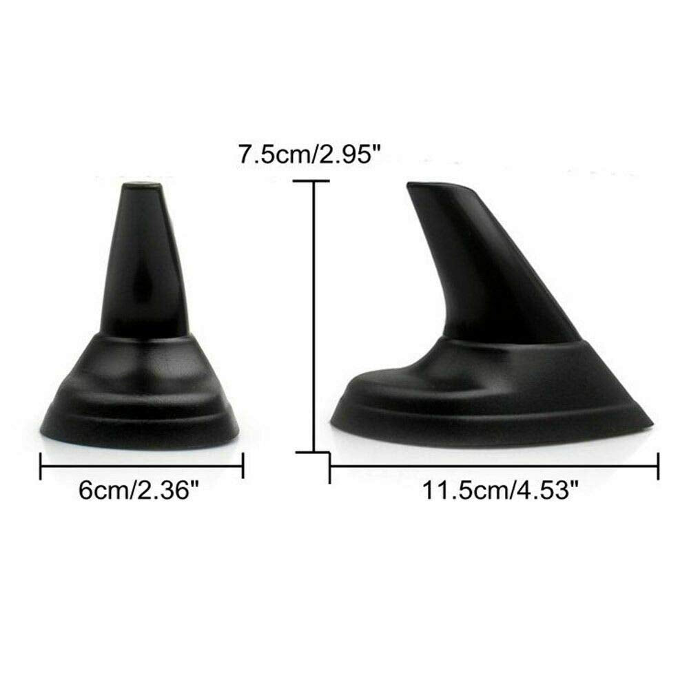 Shark Fin Antenna Car Antenna,MACHSWON Roof Top Car Radio Antenna Replacement Car Antenna 11.5 x 6 x 7.5cm