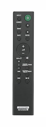 New Replaced Sony RMT-AH200U Sound Bar Remote Control for Sony HT-CT390 SA-CT390 SA-WRT3 SA-WCT390 HT-RT3 HT-RT40 HT-RT3 HT-RT4