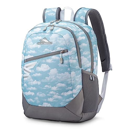High Sierra Outburst 2.0 Carry-On Laptop Backpack, Clouds, 28L