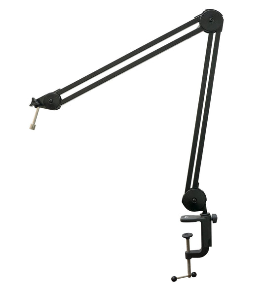 512 Audio by Warm Audio BBA Adjustable Microphone Boom Arm Mic Stand for Podcast, Streaming and Recording