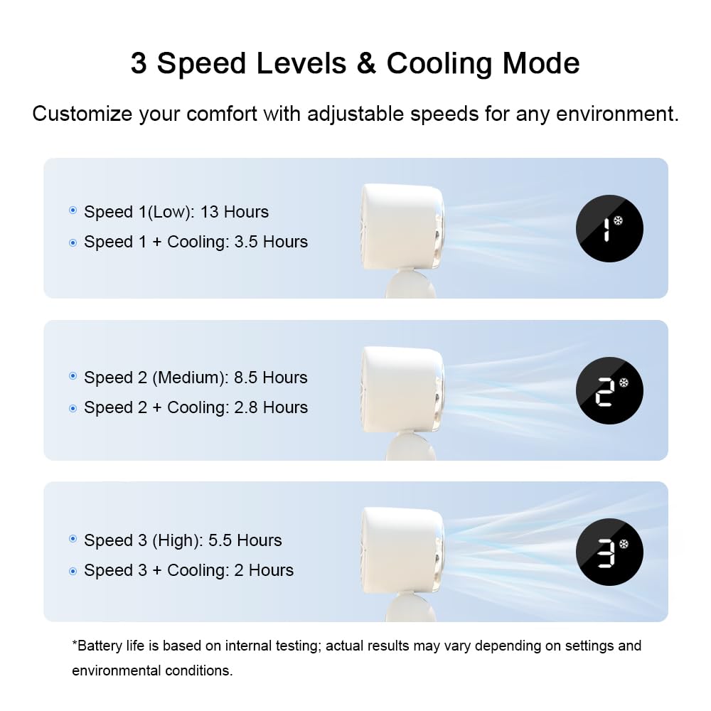Handheld Mini Portable Fan,Handheld Fan with Ice Cooling,USB Rechargeable Portable Fan,Up to 13 Working Hours, Lightweight Personal Fan with 3 Speeds