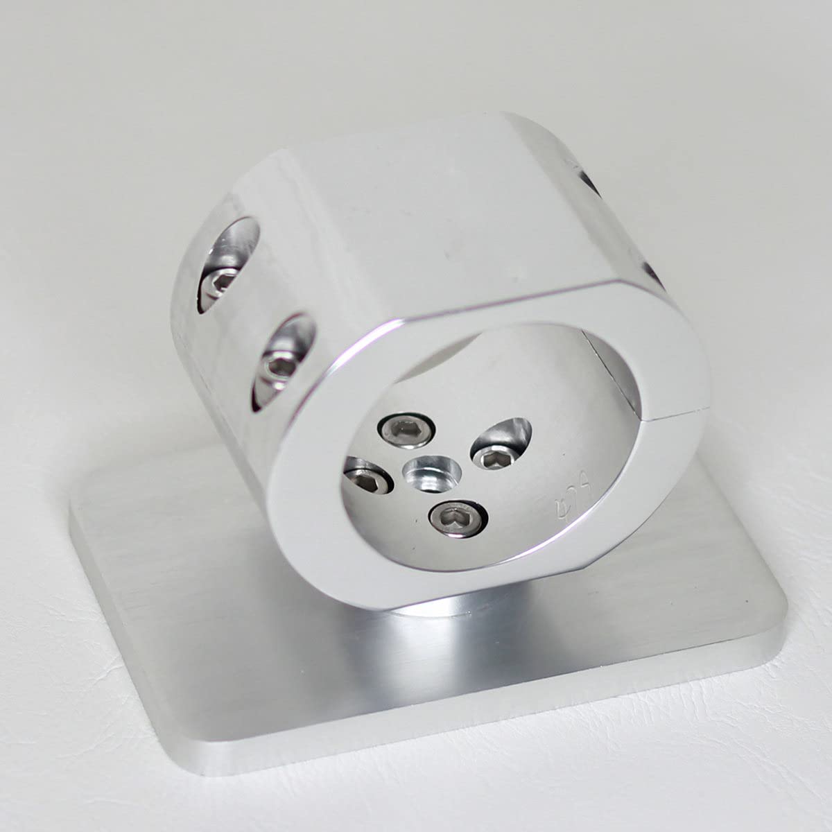 Boat T-top Clamp on mounting Plate Bracket for VHF Antenna Ratchet Mount, Light, Accessory Radar Arch,Universal fit 2".1.9",1.5" tubing Tower