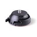 Andoer Quick Release Mount Holder Including Buckle + Flat and Curved Base Adhesive Tape for Samsung Gear 360 Camera for Ricoh Theta S/SC/M15 & Sports
