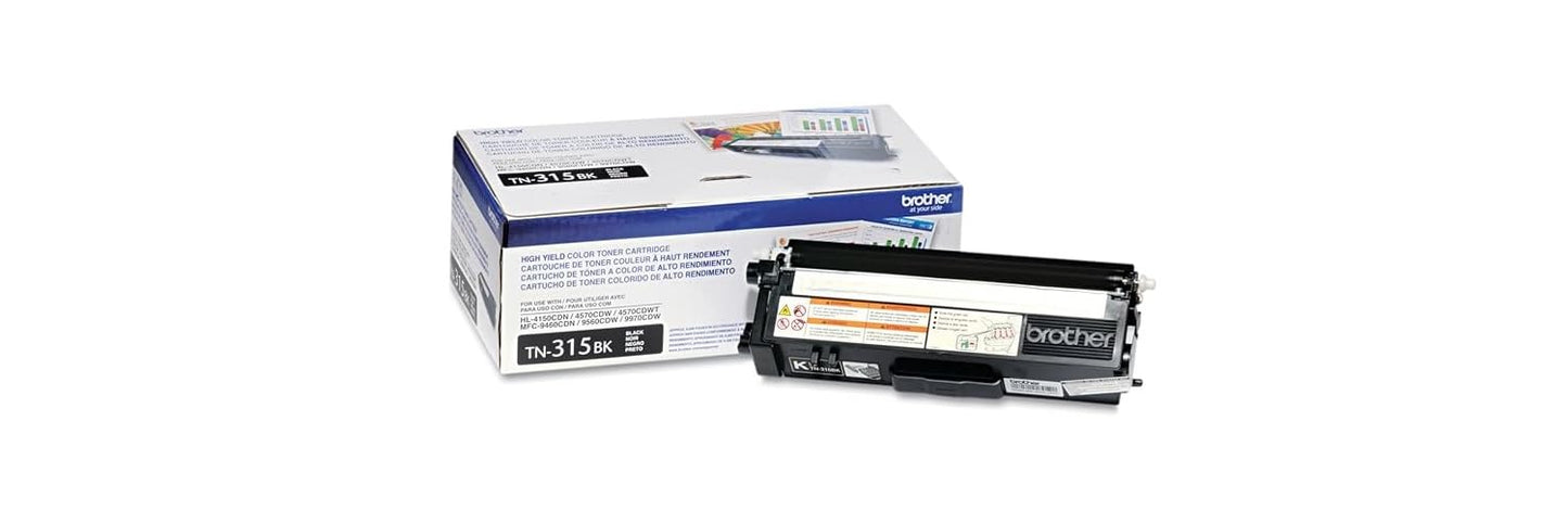 Brother TN-315BK Black (OEM) Genuine Toner Brother Printer Series HL-4150CDN Brother HL-4570CDW Brother MFC-9460CDN Brother MFC-9560CDW Brother