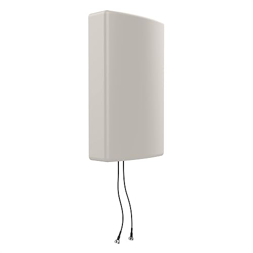 Proxicast 4G / LTE / 5G Cross-Polarized (MIMO) 7-10 dBi High-Gain Fixed-Mount Outdoor Directional Panel Antenna (ANT-129-001)