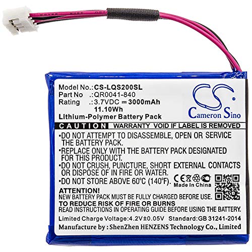 BORNMIO Replacement Battery for Qolsys IQ Panel 2 QR0041-840 SP584646-1S2P (3000mAh)