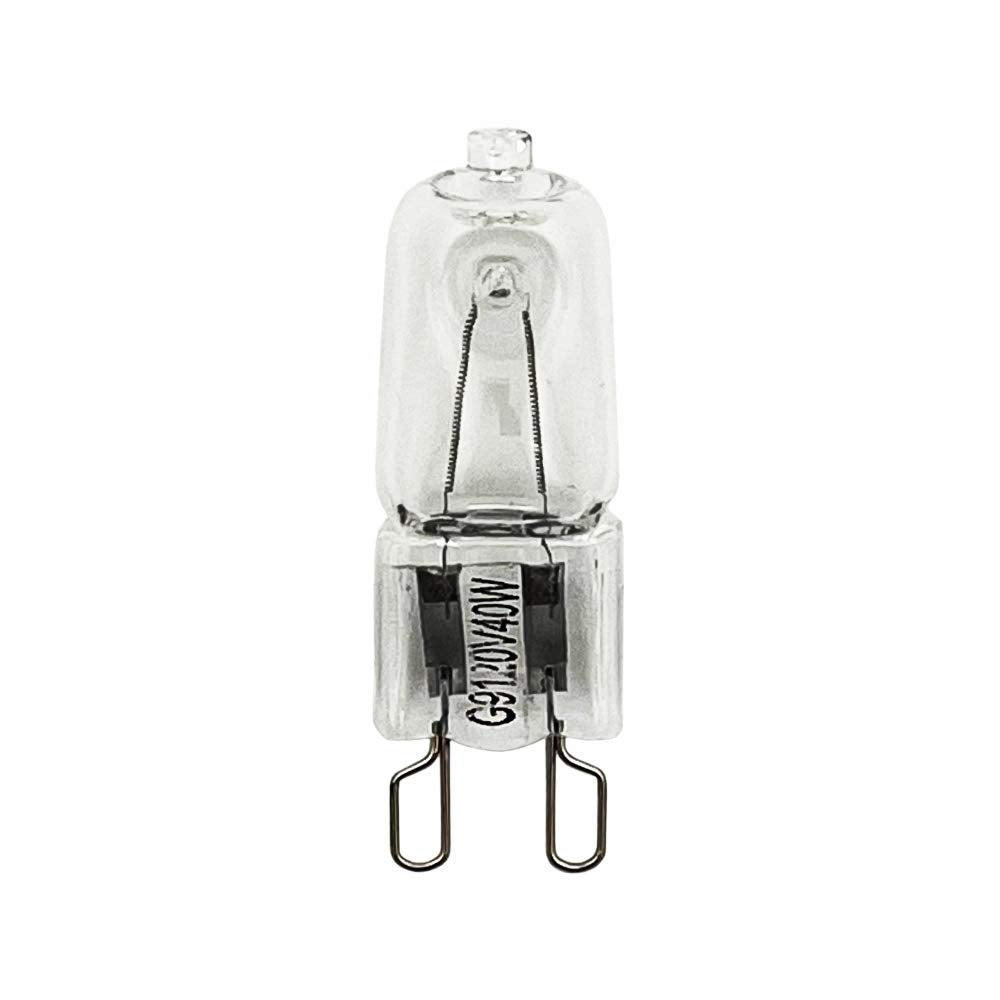 VSTAR G9 Halogen Bulb,Clear G9 Bi-pin Base,120V 40W Base G9 Halogen Bulbs (10pack)