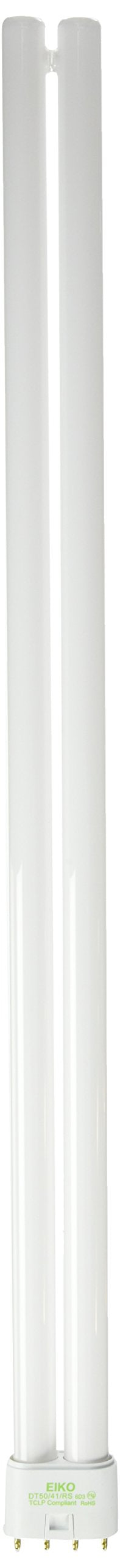 Eiko DT50/41/RS Duo-Tube 4100K 2G11 Base Compact Fluorescent Halogen Bulb, 50W