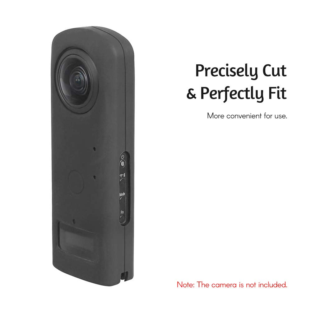 Andoer Soft Silicone Protective Cover Case with Lens Protection Case for Ricoh Theta Z1 Camera Accessories Shockproof Scratch-Proof
