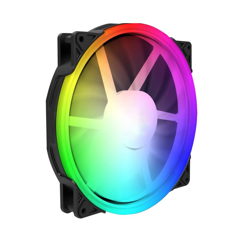 200mm Case Fan 5V 3PIN ARGB 20CM 4PIN PWM CPU Cooling Fan Addressable RGB Cooling Slient PC Computer Fan