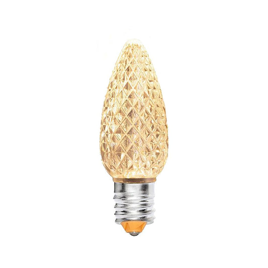 Novelty Lights Minleon 25 Pack C7 Dimmable Sun Warm White LED Bulbs