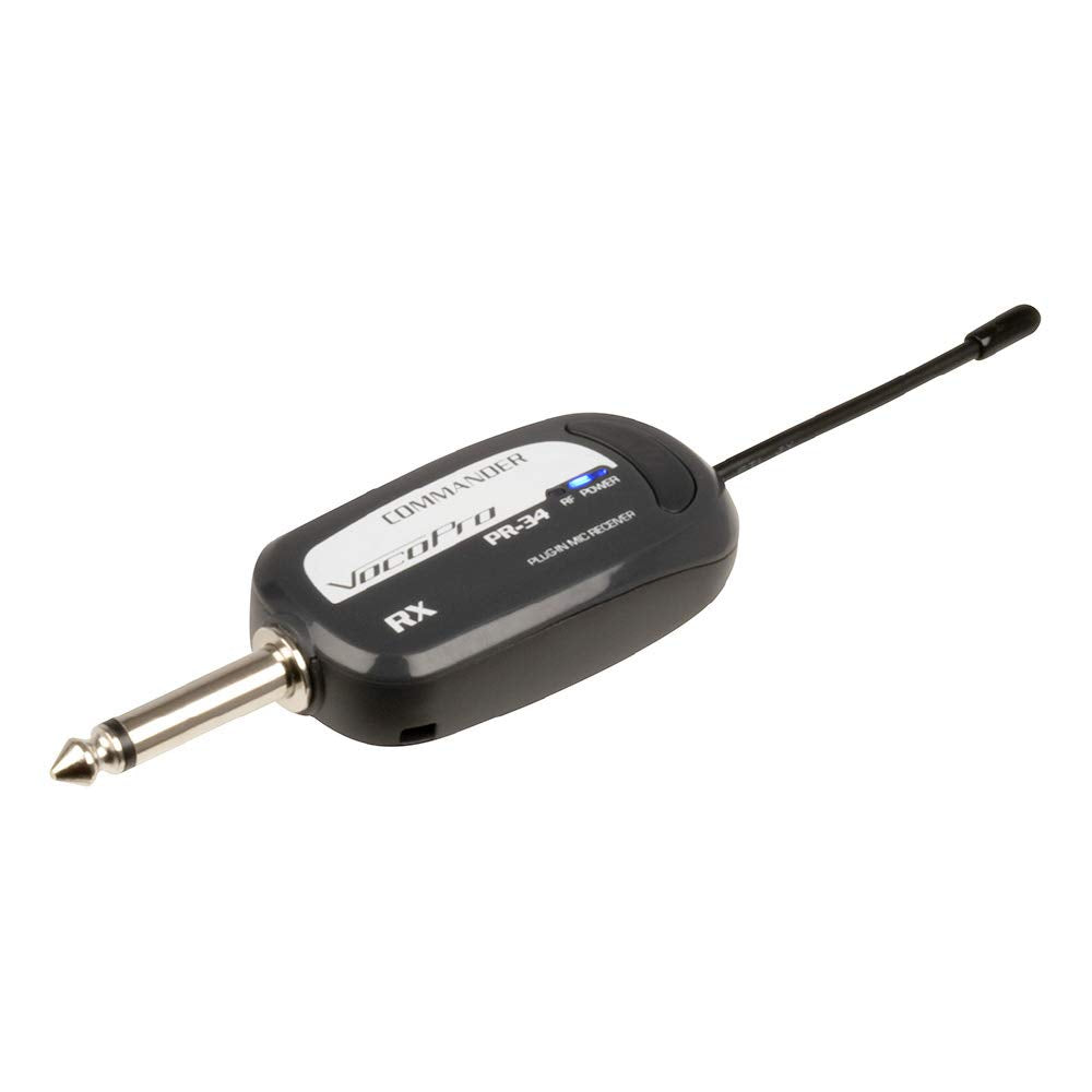 VocoPro COMMANDER-PR-12 UHF Dual Channel Plug-In Receiver for Commander-Play-4