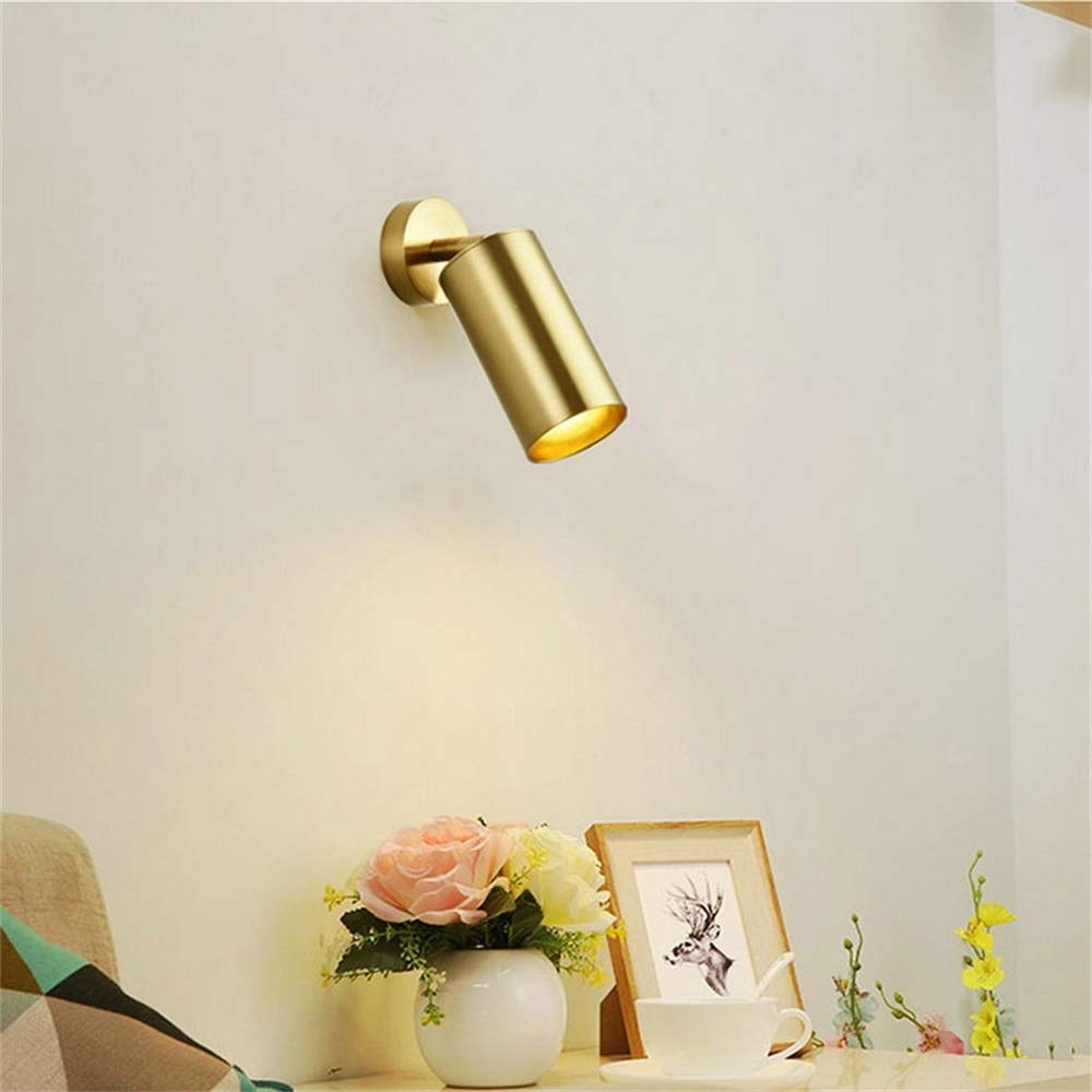 Lywins Gu10 Modern Gold Led Ceiling Spot Light 360° Adjustable Downlight Ceiling Light Clothing Shop Showrooms Exhibition Spotlight Picture Light