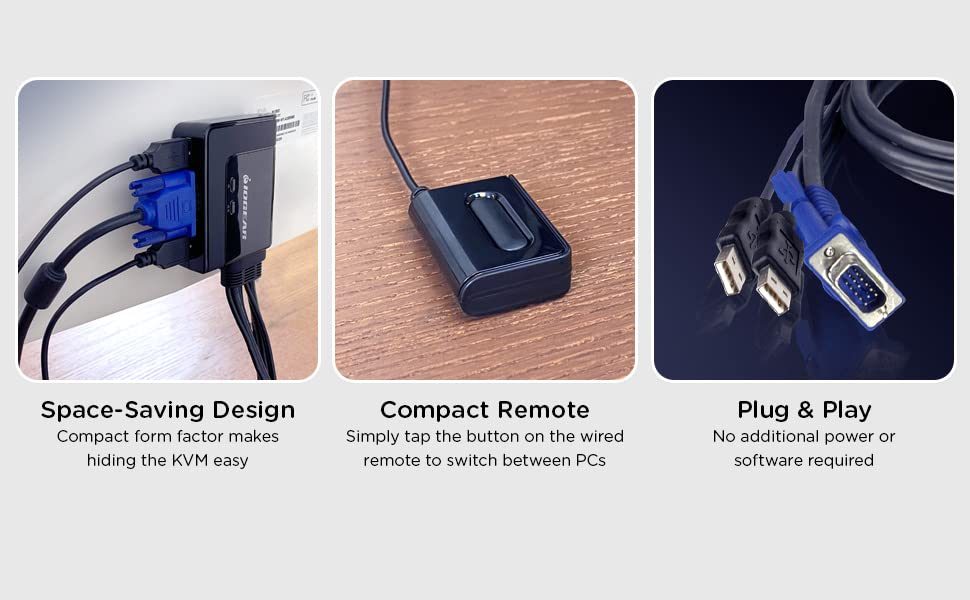 2-PORT USB KVM SWITCH