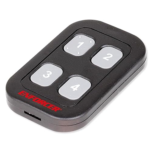 Seco-Larm SK-919TP4H-NQ Enforcer Handheld Slimline RF Transmitters, 4 Buttons, 15 Channels
