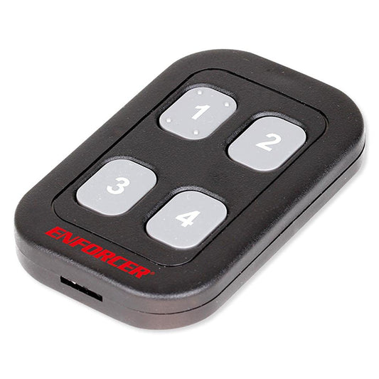 Seco-Larm SK-919TP4H-NQ Enforcer Handheld Slimline RF Transmitters, 4 Buttons, 15 Channels