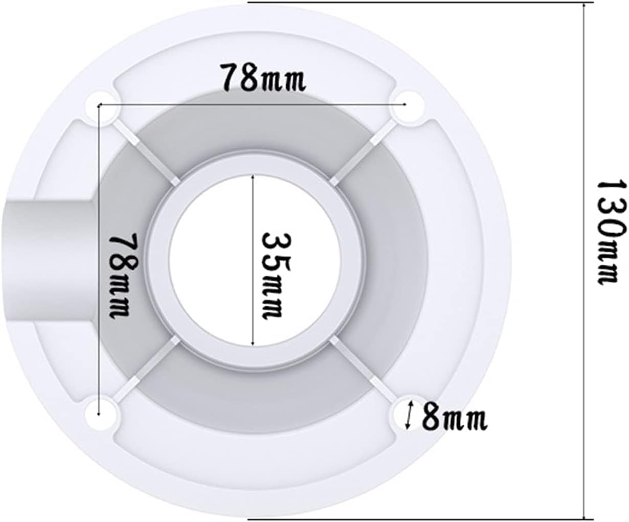 BeElion 11.8 - 23.6" Telescopic Adjustable Security Camera Mount I-Shaped, Universal Wall & Ceiling Bracket for Dome CCTV Cameras, Fits Surveillance