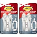 Command Cord Bundlers, Cord Organizer, 2-Bundlers Per Pack, Sold As 2 Packs (17304-ES)