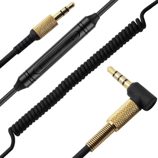 V-MOTA Replacement Cable Wire Repair Parts for Marshall Major and Major II Headphones (Cable Black)