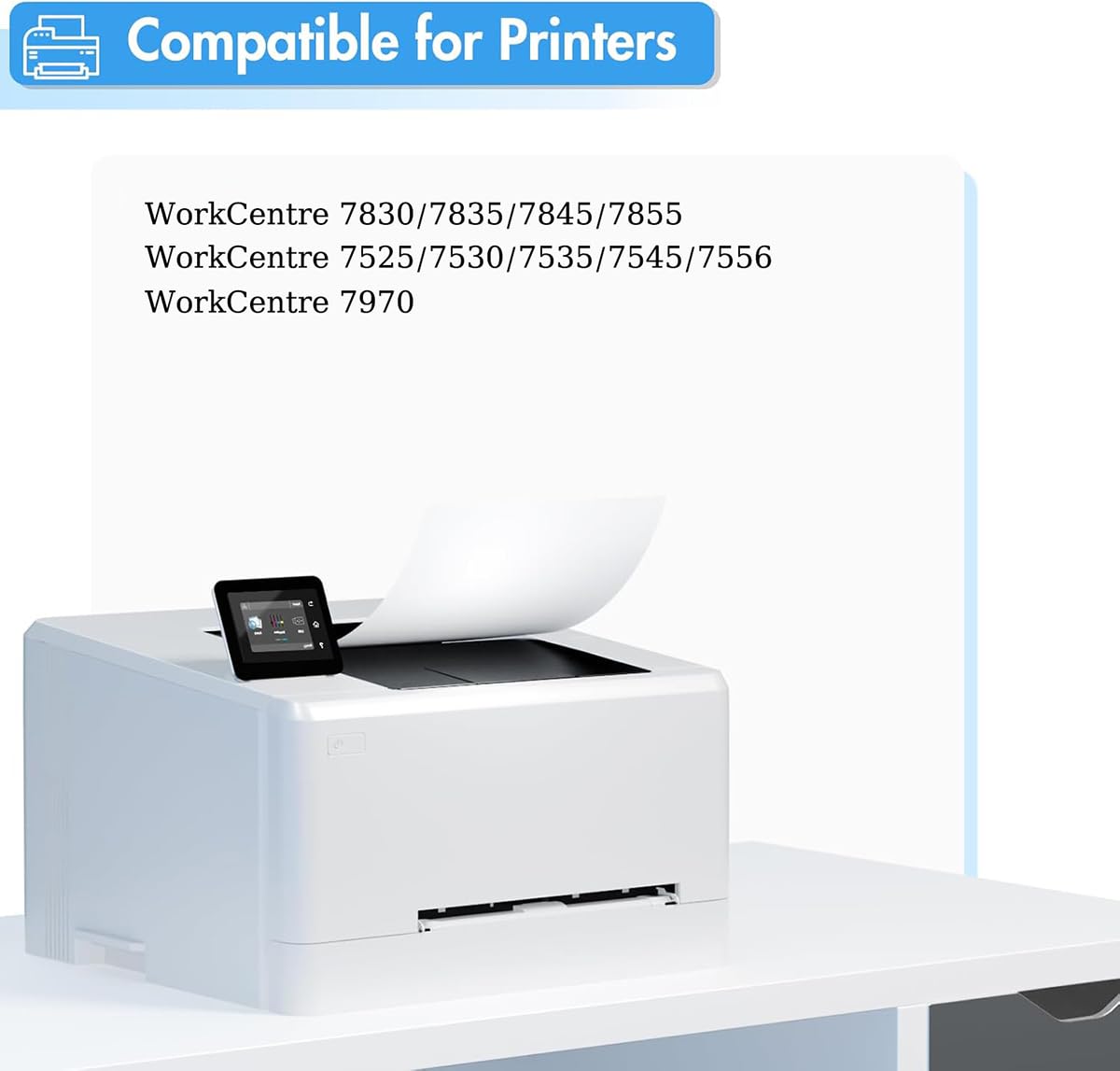 Compatible WorkCentre 7830/7835/7845/7855 Waste Toner Cartridge (43,000 Pages) - 008R13061 Waste Toner Container Replacement for Xerox WorkCentre 7830