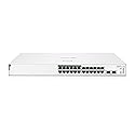 HPE Networking Instant On Switch Series 1830 24-Port Gb Smart-Managed Layer 2 Ethernet Switch with PoE | 24x 1G | 2X SFP | 12x CL4 PoE (195W) |