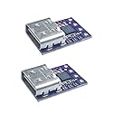 Delinx 2PCs USB-C Type-C PD Trigger Module Supports PD 2.0 3.0 Output DC 5, 9, 12, 15, 20 Volts 100W (PD to 5/9/12/15/20V)
