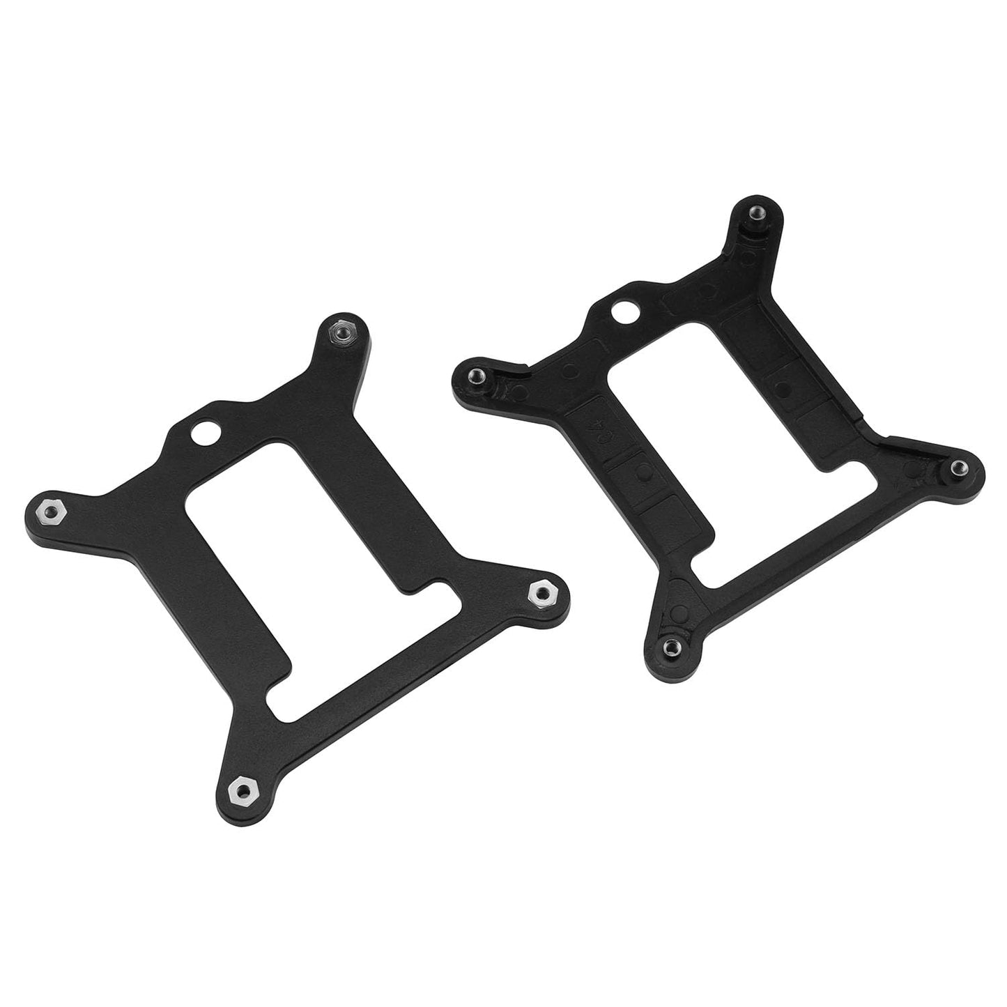 Zangc Plastic Backplate Intel LGA 1150 1151 1155 1156 CPU CPU Bracket Fan Radiator Buckle Bracket Backplane 75x75mm-2PCS
