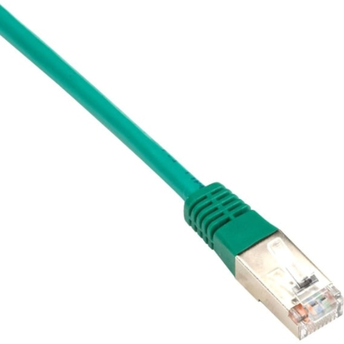 Black Box Cat6 250-MHz Shielded, Stranded Cable SSTP [PIMF], PVC, Green, 30-ft. [9.1-m]